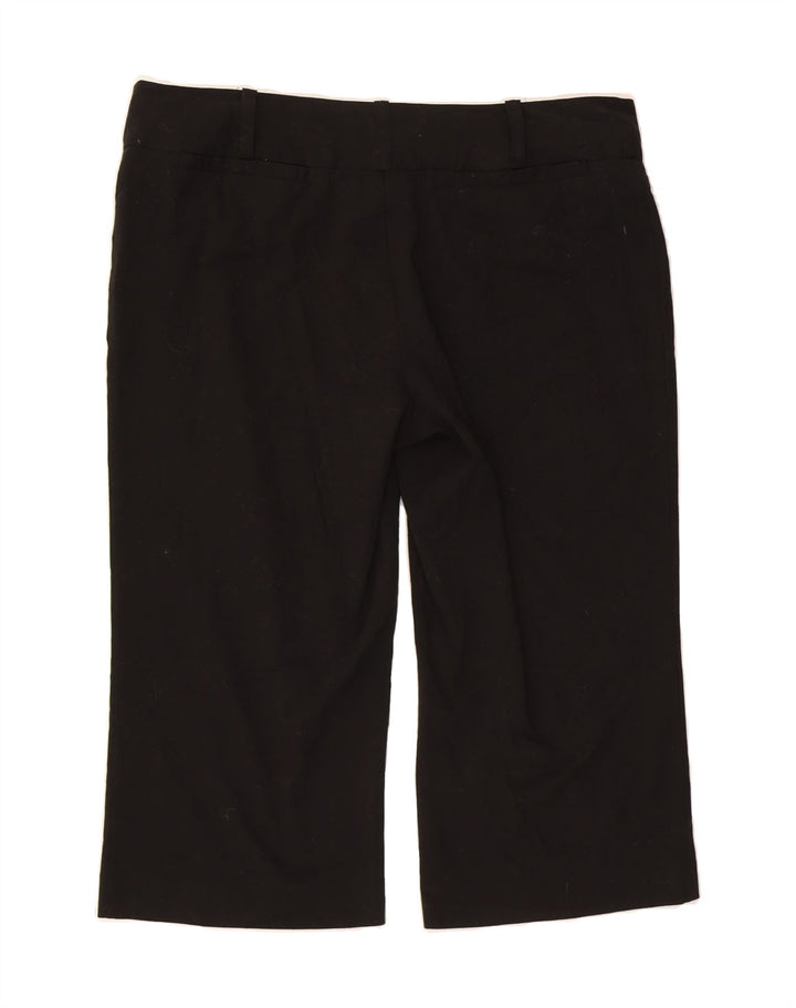 MOSSIMO Womens Straight Capri Trousers US 14 XL W36 L21 Black Polyester Vintage Mossimo and Second-Hand Mossimo from Messina Hembry 