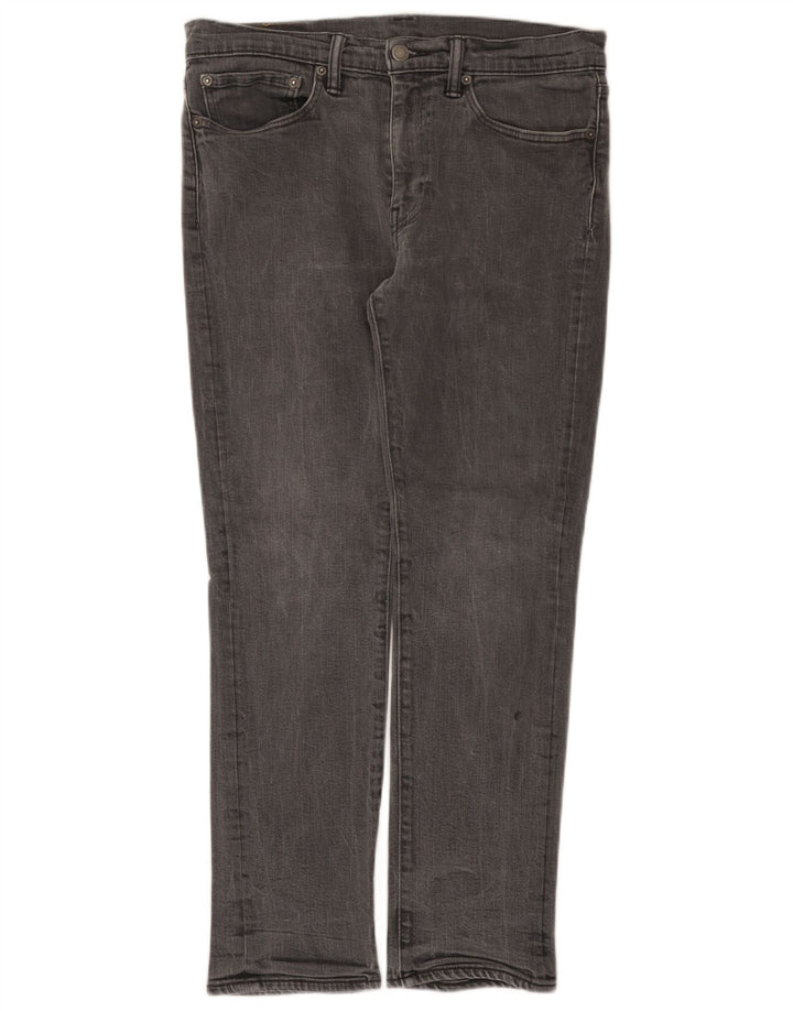 Levi's Mens Slim Jeans W34 L30 Grey Cotton