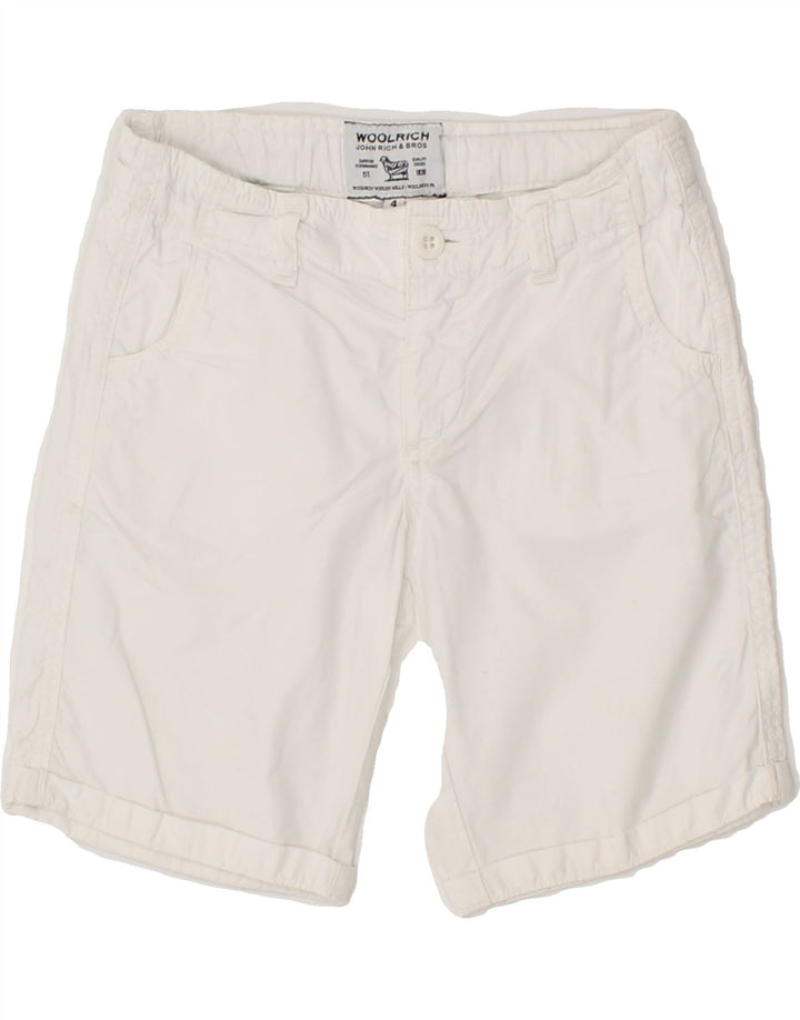 WOOLRICH Boys Casual Shorts 3-4 Years W20  White Vintage Woolrich and Second-Hand Woolrich from Messina Hembry 