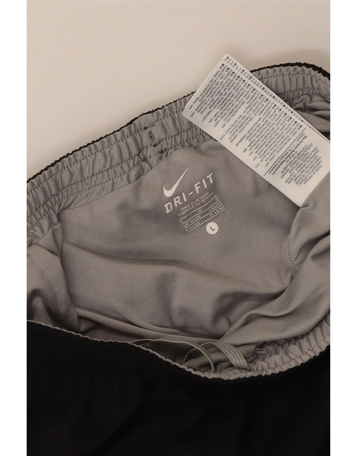 Nike Mens Dri Fit Swimming Shorts Large  Black Colourblock Polyester