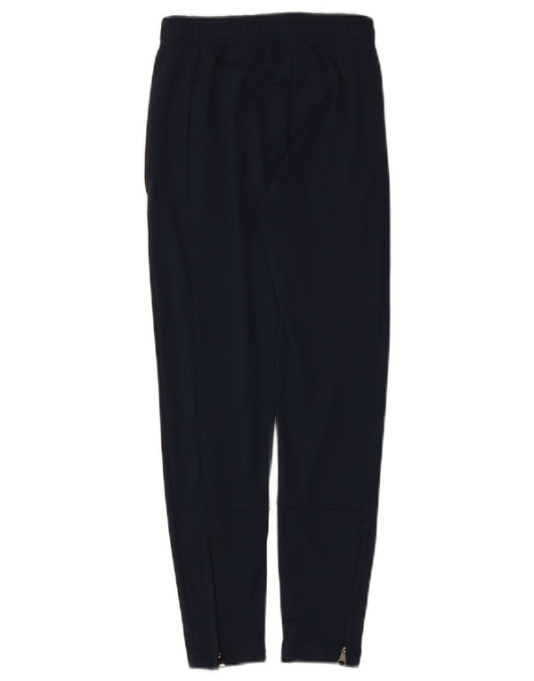 NIKE Girls Tracksuit Trousers 8-9 Years Small Navy Blue