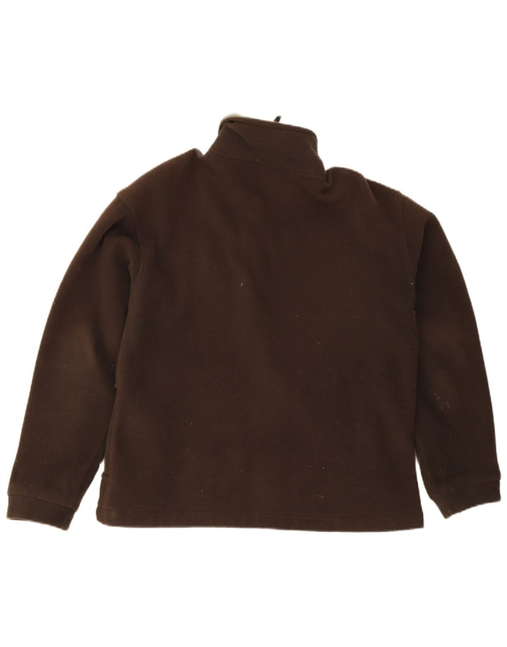 Musto Womens Fleece Jacket UK 12 Medium Brown Polyester