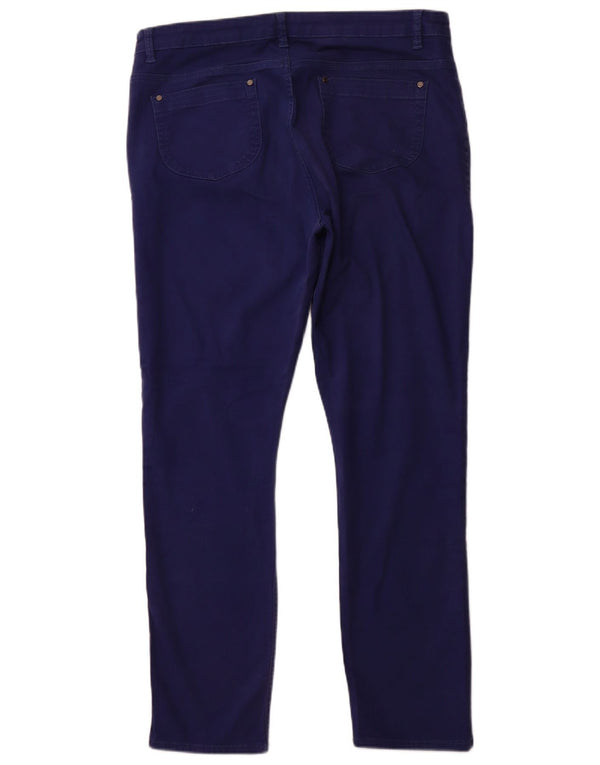 JAEGER Womens High Waist Slim Jeans UK 16 Large W36 L31 Blue Cotton