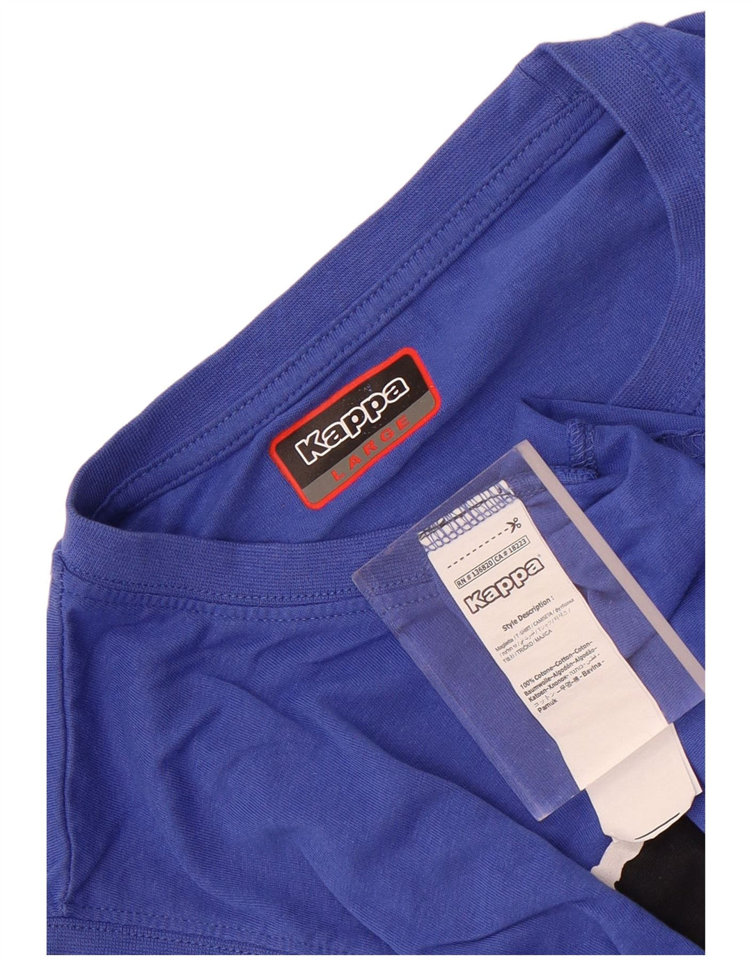 Kappa Womens Graphic Vest Top UK 16 Large Blue Cotton