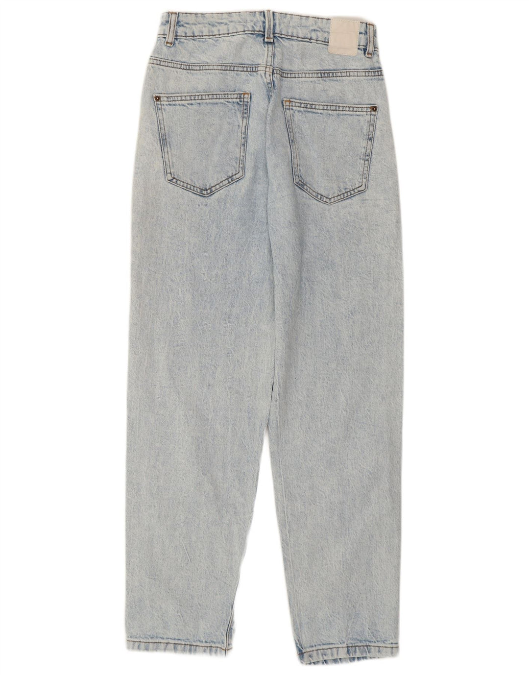 Zara Womens Distressed High Waist Jeans EU 36 XS W26 L27 Blue Cotton