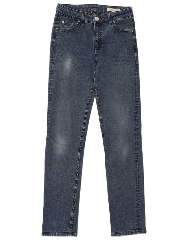 Marks & Spencer Womens The Sienna Straight Jeans UK 10 Small W28 L29 Blue