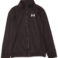 Under Armour Boys Tracksuit Top Jacket 13-14 Years XL Black Polyester