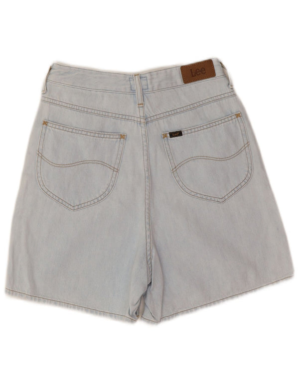 Lee Womens Stella Denim Shorts W26 Small Blue Cotton