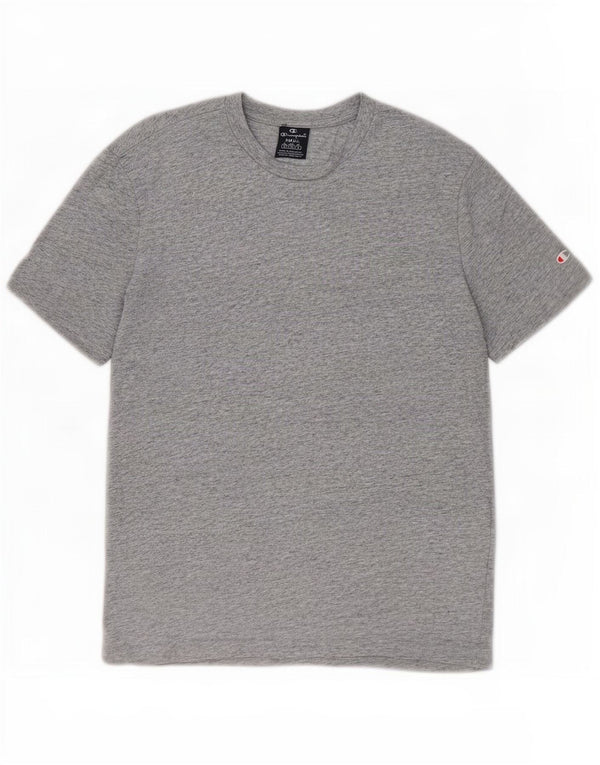 Champion Mens T-Shirt Top Small Grey Flecked Cotton