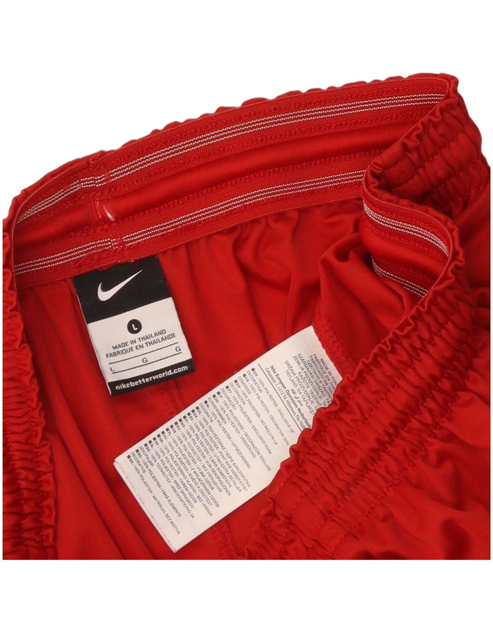 Nike Mens Sport Shorts Large Red Polyester