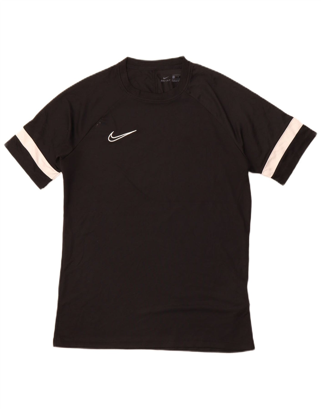 NIKE Mens T-Shirt Top Medium Black Polyester Sports
