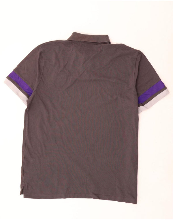 Nike Mens Arsenal Polo Shirt 2XL Grey Colourblock Cotton