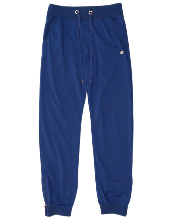 Champion Mens Tracksuit Trousers Joggers Small  Blue
