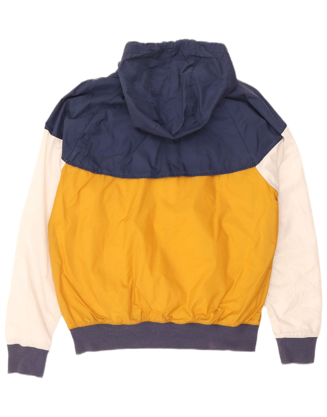 Nike Mens Hooded Rain Jacket UK 36 Small Multicoloured Colourblock Nylon