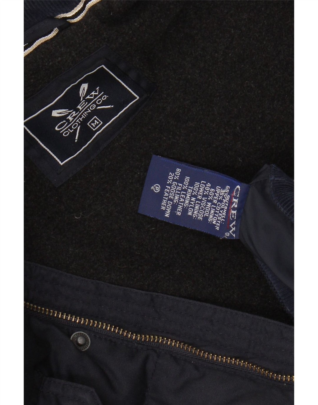 Crew Clothing Mens Padded Gilet UK 38 Medium Navy Blue Polyester