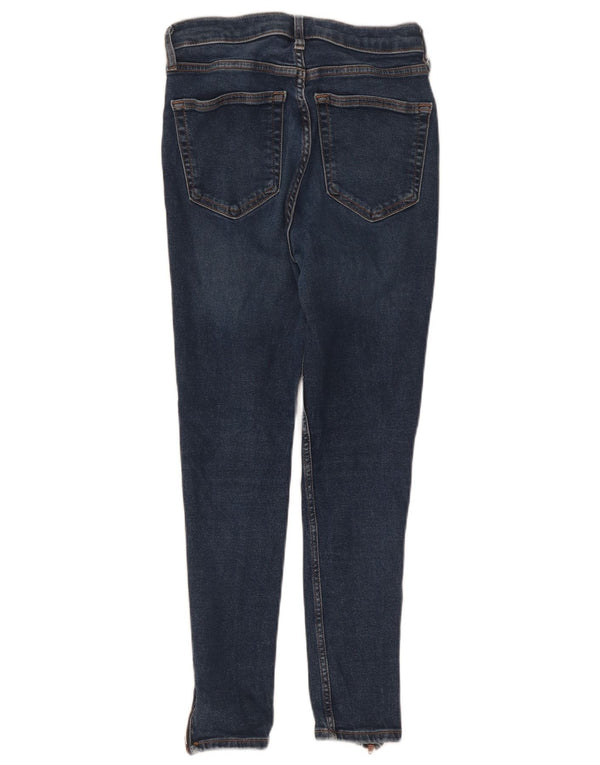 Topshop Womens Jamie Skinny Jeans W28 L30 Blue Cotton