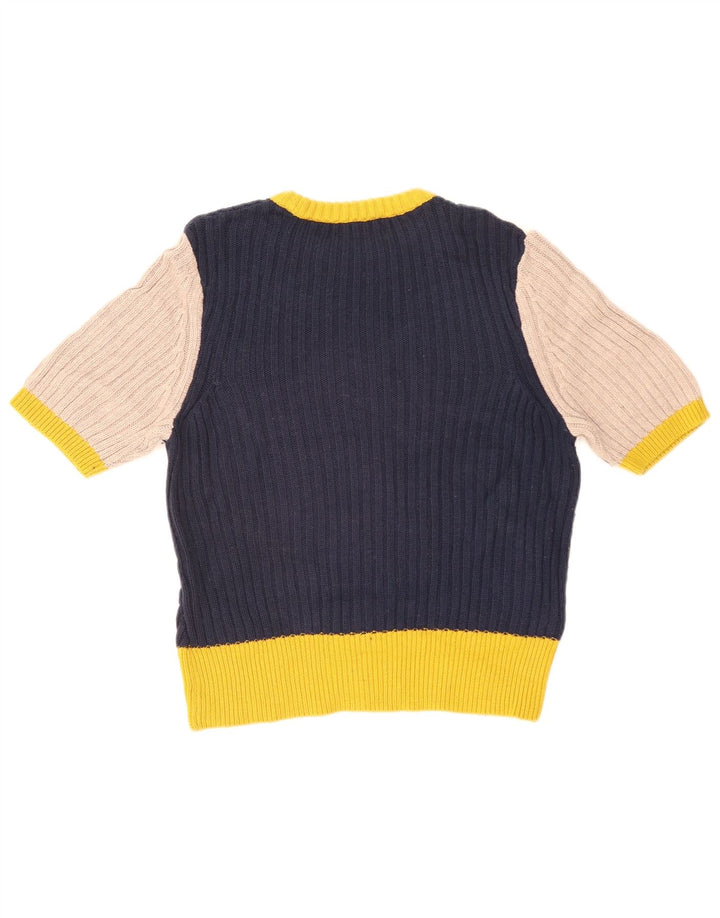 Marks & Spencer Womens Crew Neck Jumper Sweater UK 14 Medium Multicoloured