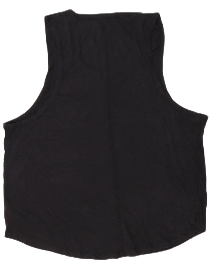 J. Crew Womens Vest Top UK 20 2XL Black Cotton