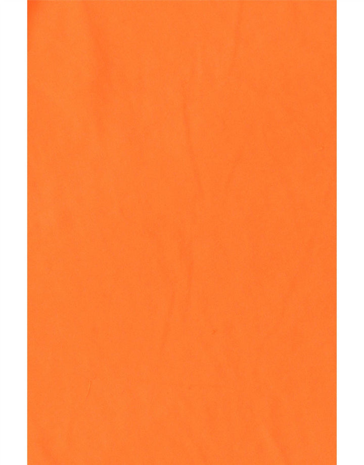 UNDER ARMOUR Boys T-Shirt Top 11-12 Years Large Orange Polyester