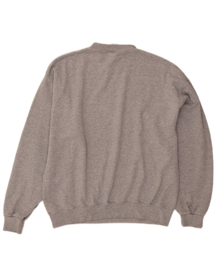 Champion Mens Sweatshirt Jumper Large Grey Flecked