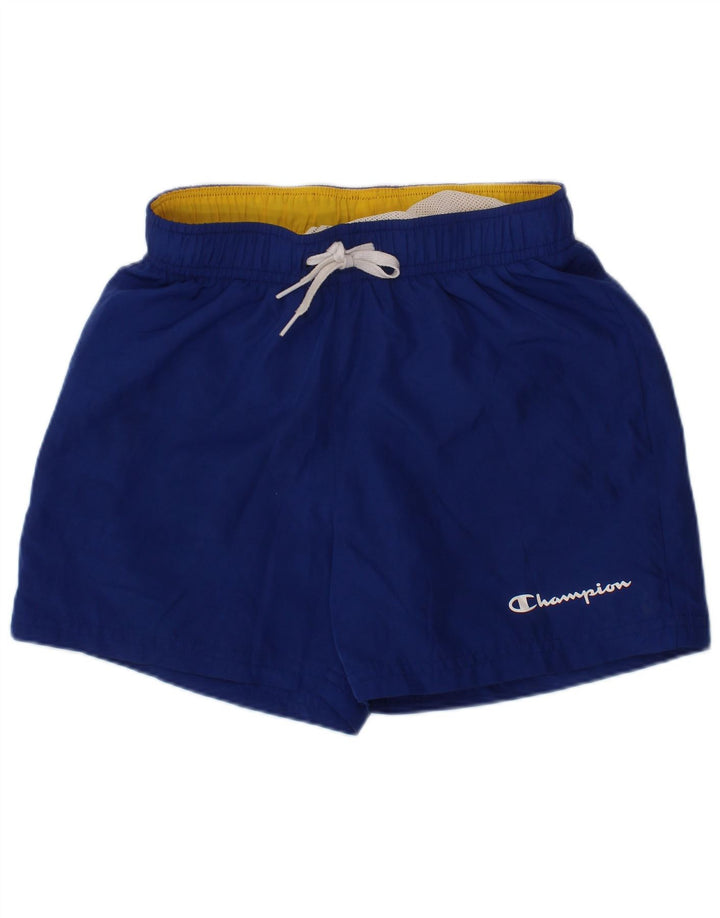 CHAMPION Boys Sport Shorts 5-6 Years XS Blue Polyester