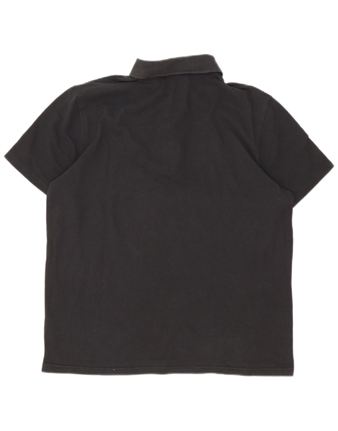 Puma Mens Polo Shirt Large Black Cotton