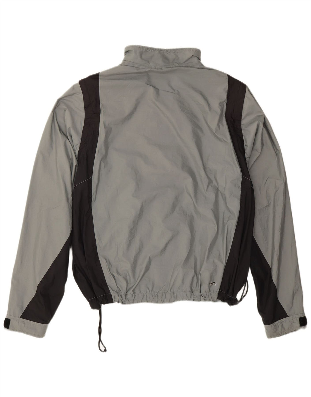 Adidas Mens Rain Jacket UK 40 Large Grey Colourblock Polyester