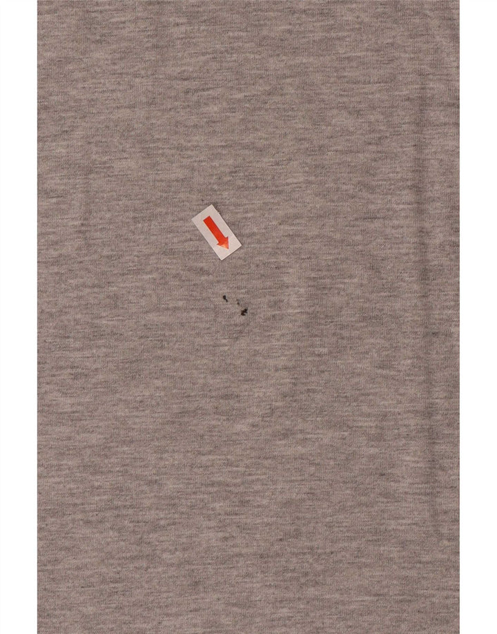 Animal Mens Graphic T-Shirt Top Medium Grey Cotton