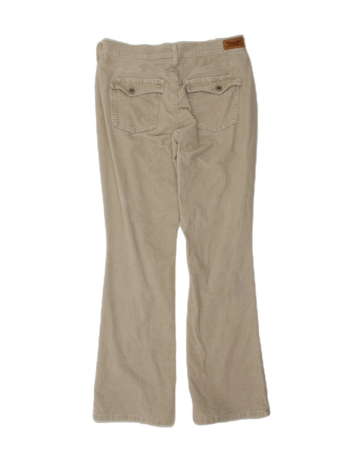 LEVI'S Womens Bootcut Corduroy Trousers US 6 Medium W30 L30 Off White Vintage Levi's and Second-Hand Levi's from Messina Hembry 