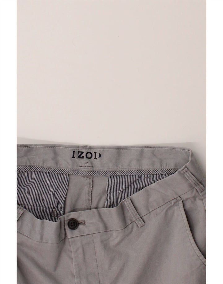 IZOD Mens Chino Shorts W32 Medium  Grey Cotton Vintage Izod and Second-Hand Izod from Messina Hembry 