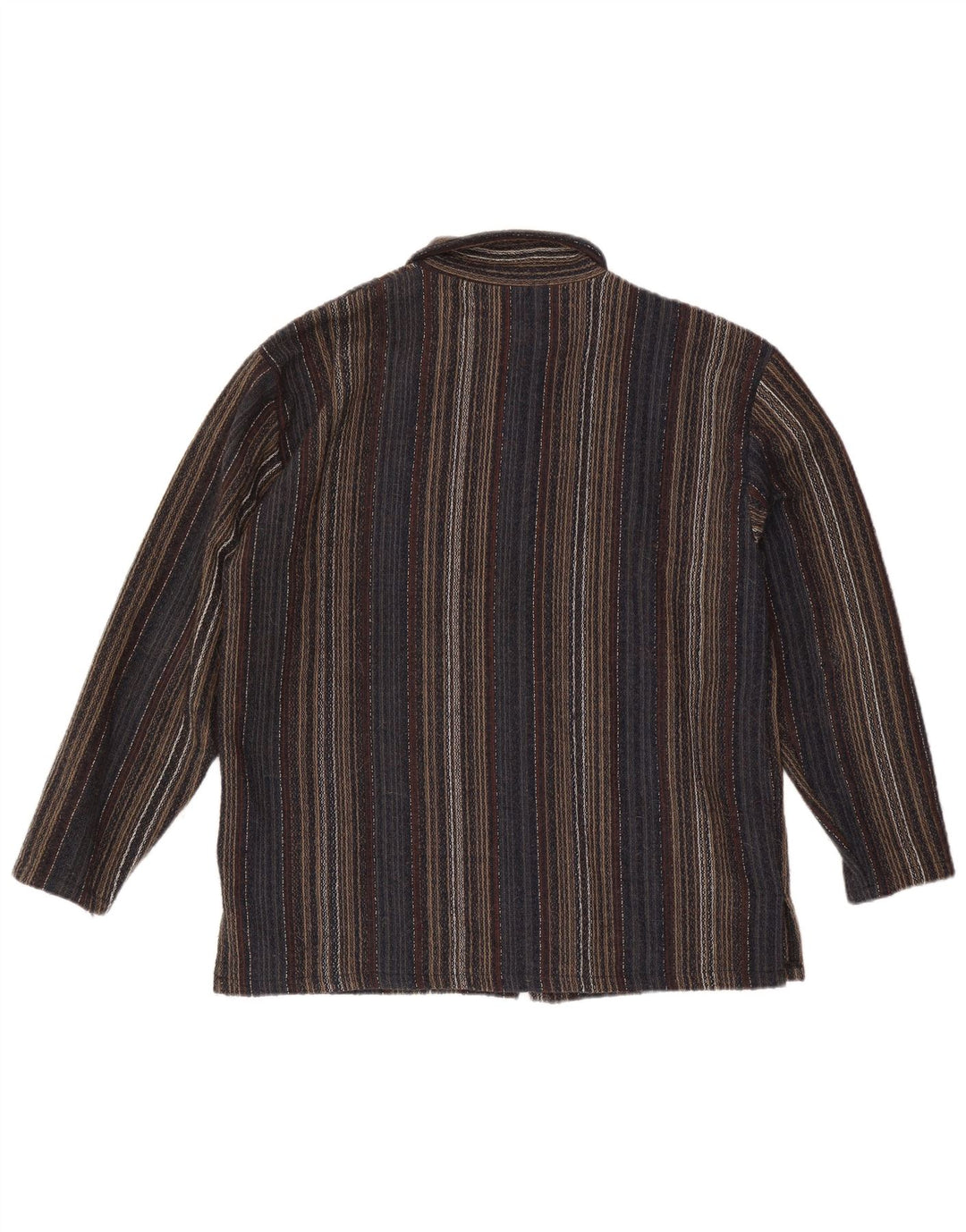 Vintage Mens Flannel Shirt Medium Multicoloured Acrylic