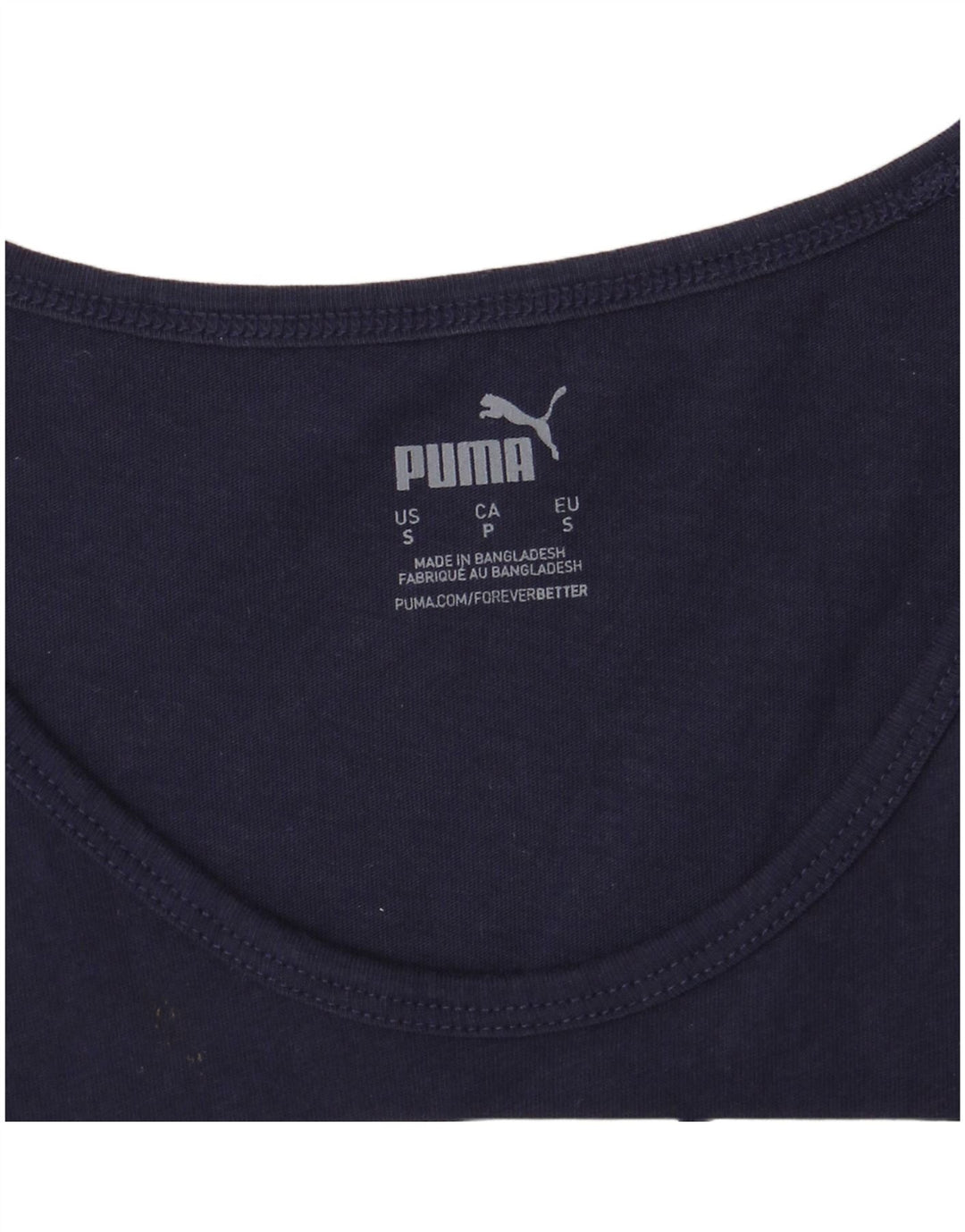 PUMA Mens Graphic Vest Top Small Navy Blue