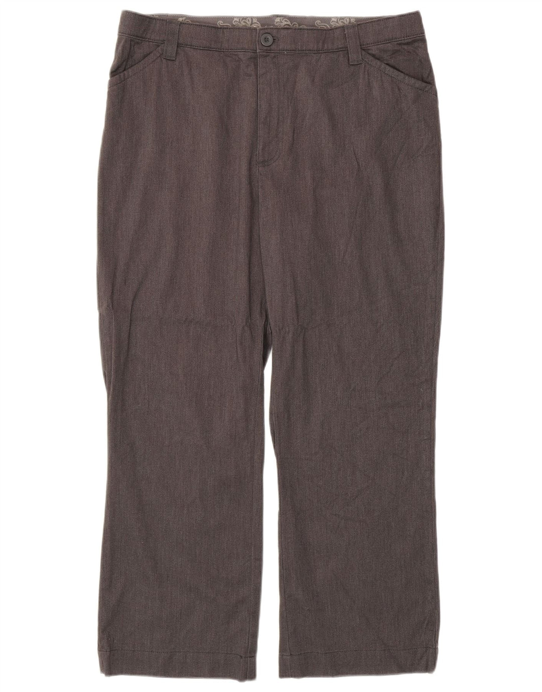 LEE Womens High Waist Straight Casual Trousers US 18 2XL W38 L29 Grey