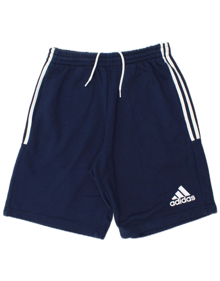 Adidas Mens Sport Shorts Medium  Navy Blue Cotton