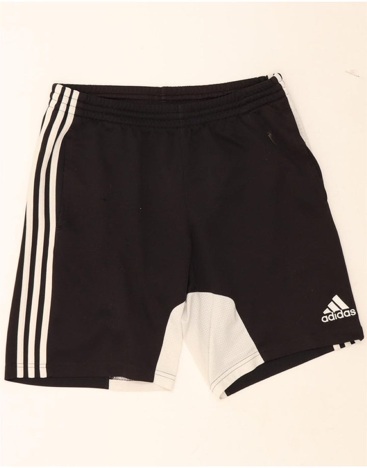ADIDAS Mens Climacool Sport Shorts Large Black Colourblock Polyester Vintage Adidas and Second-Hand Adidas from Messina Hembry 