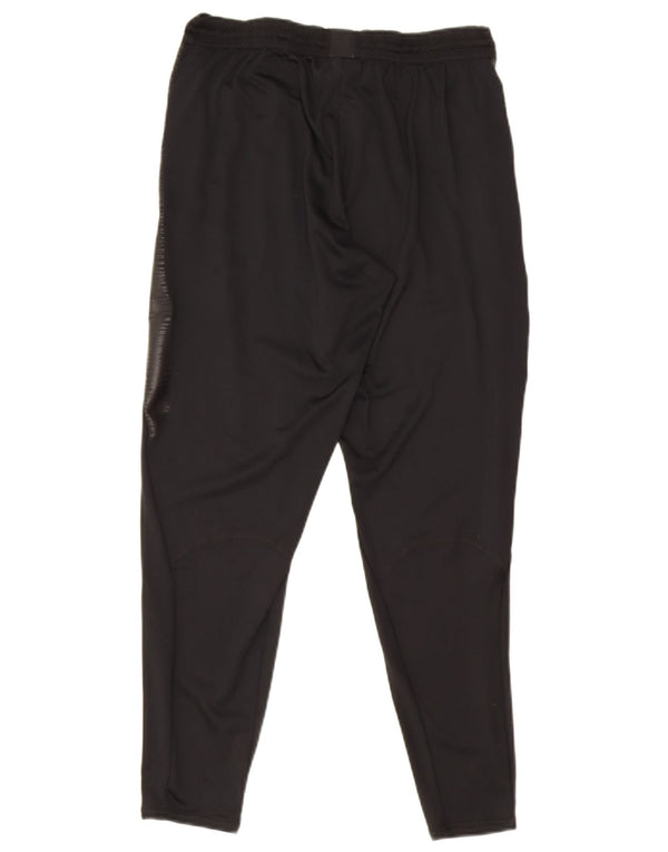 Nike Womens Dri Fit Tracksuit Trousers UK 12 Medium Black Polyester