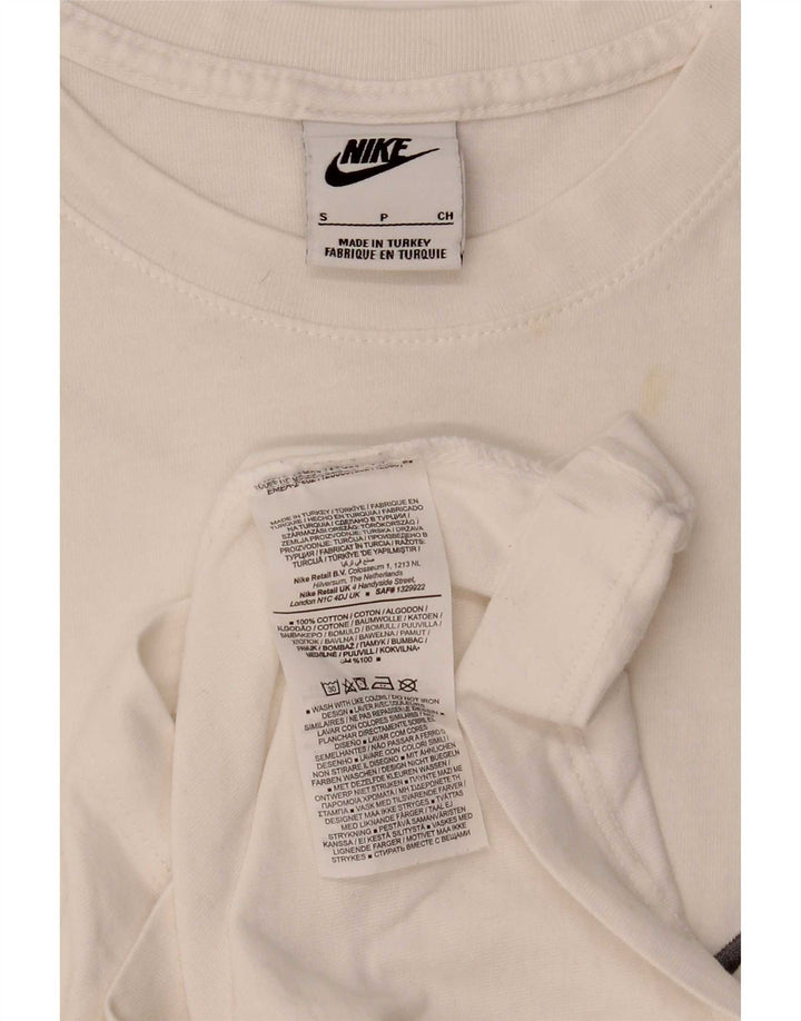 Nike Mens Graphic T-Shirt Top Small White Cotton