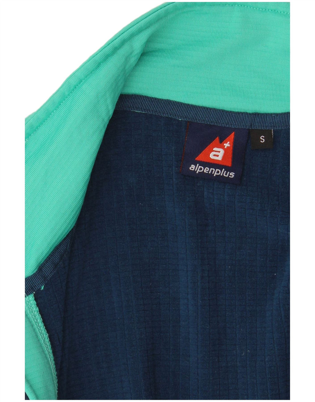 Alpenplus Womens Tracksuit Top Jacket UK 10 Small Turquoise Colourblock