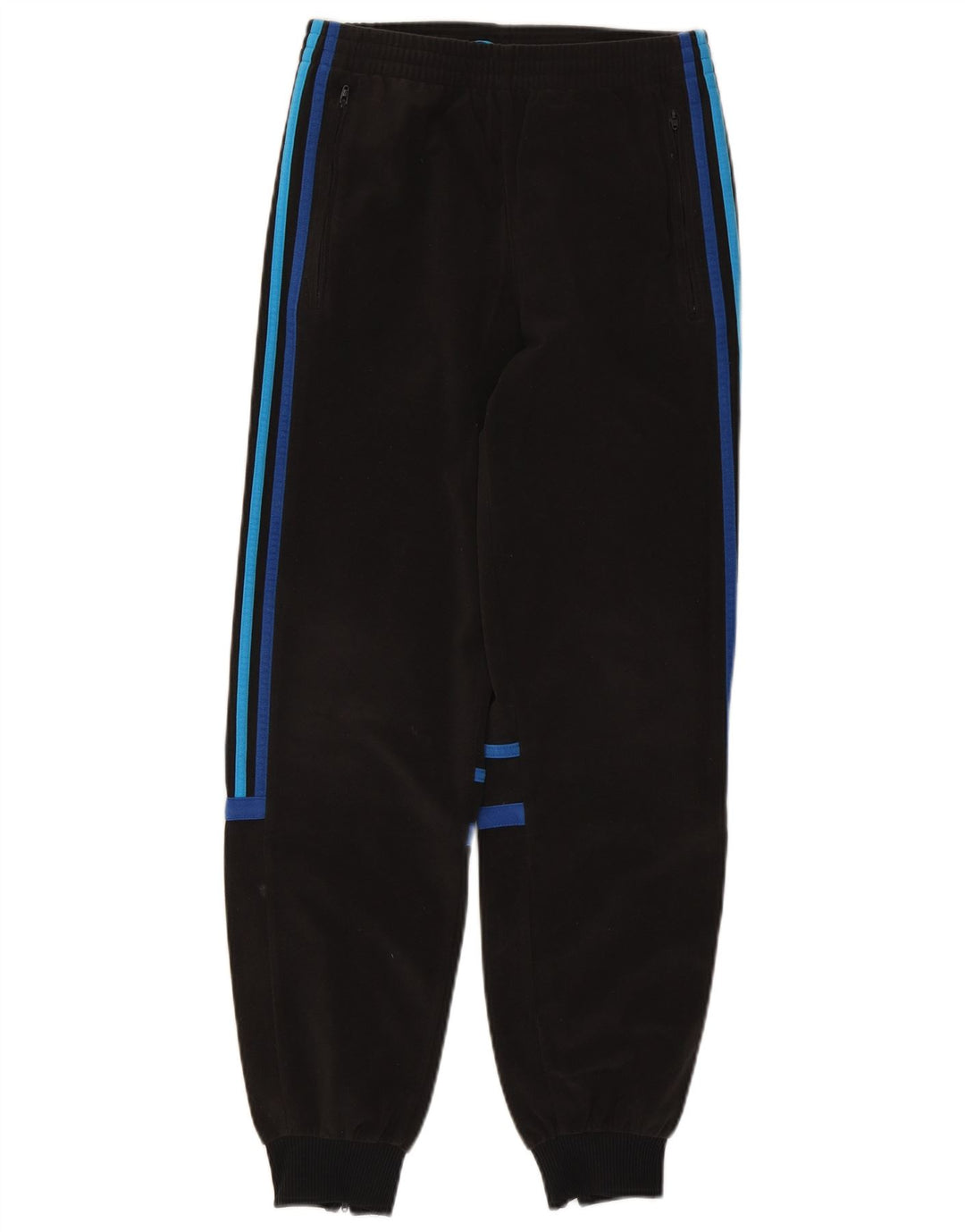 Adidas Boys Tracksuit Trousers Joggers 13-14 Years  Black Polyester