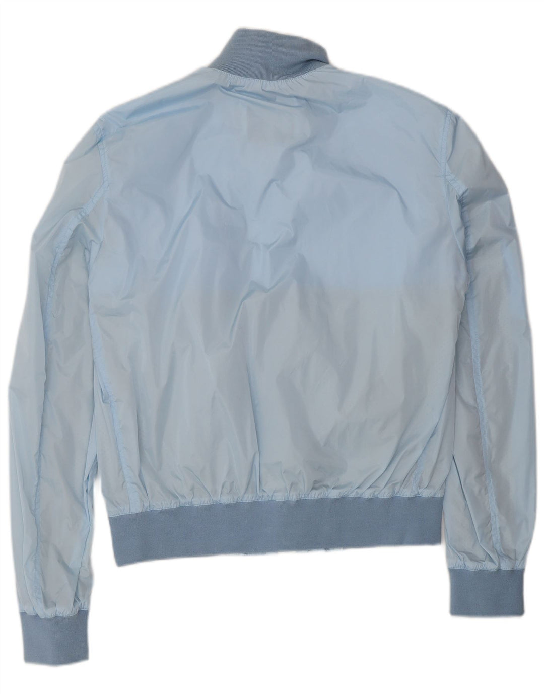 Cesare Paciotti 4US Mens Bomber Jacket IT 48 Medium Blue Polyamide