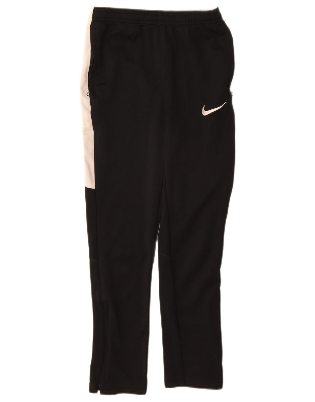 NIKE Boys Tracksuit Trousers 10-11 Years Medium Black Colourblock