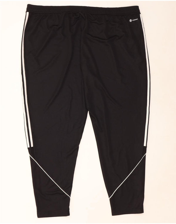 Adidas Mens Aeroready Regular Fit Tracksuit Trousers 4XL Black Sports