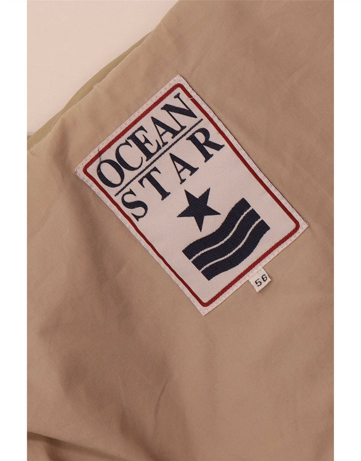 Ocean Star Mens Rain Jacket IT 56 3XL Beige