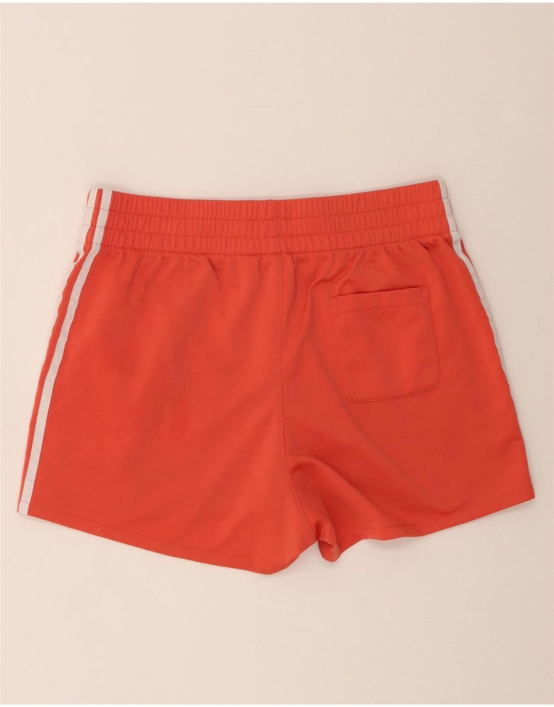 Adidas Womens Sport Shorts UK 18 XL Orange Polyester