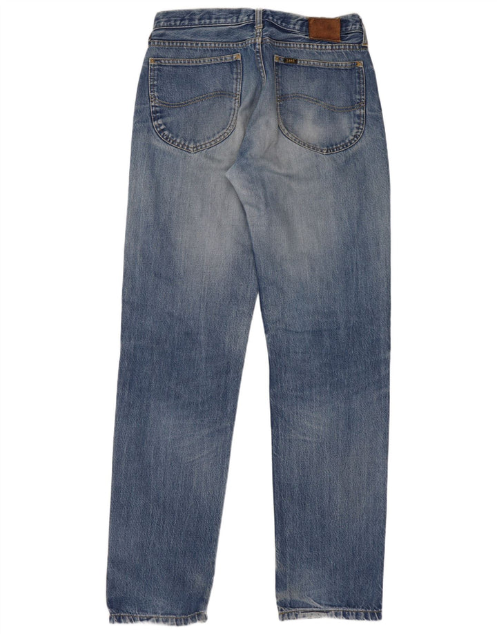 Lee Mens Straight Jeans W33 L34 Blue Cotton