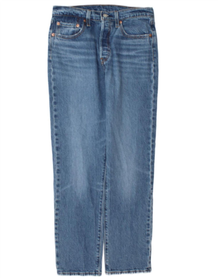 Levi's Mens 501 Straight Jeans W28 L30 Blue Cotton
