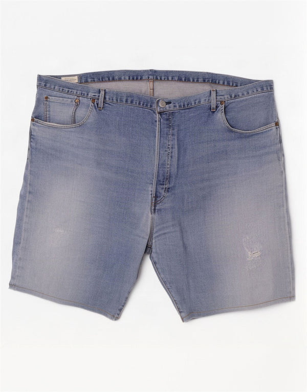 Levi's Mens 501 Distressed Denim Shorts W50 4XL Blue