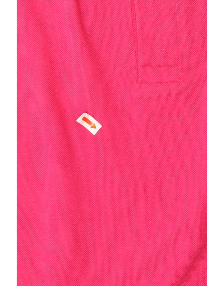 DIADORA Mens Polo Shirt Large Pink Cotton