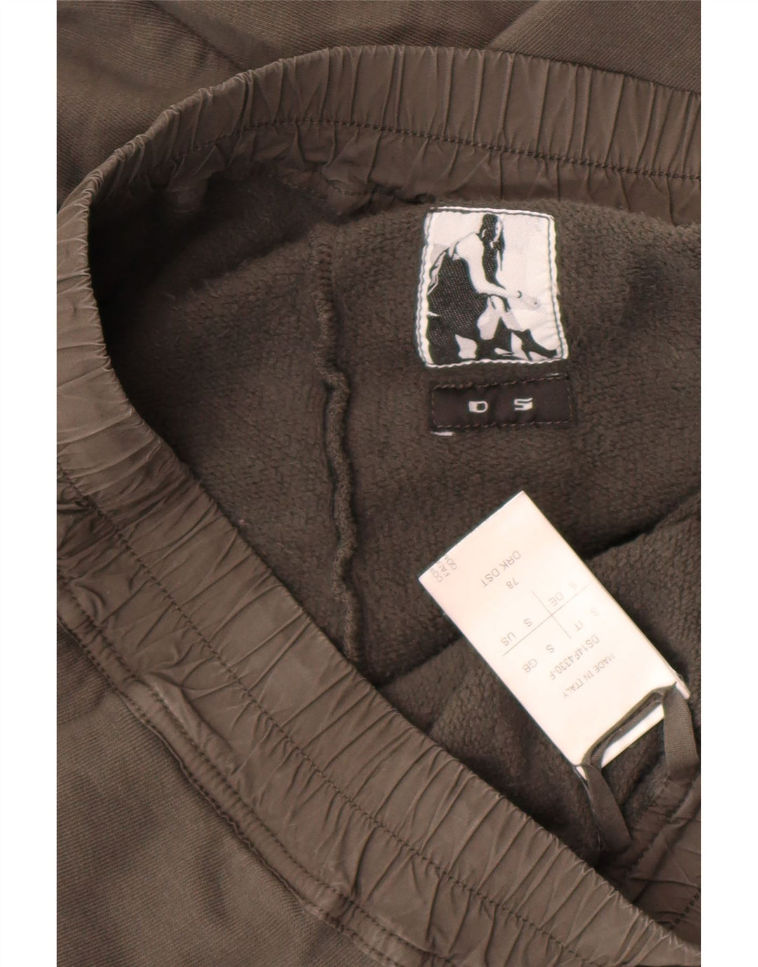 Rick Owens Womens Maxi Skirt Small W28 Grey Cotton