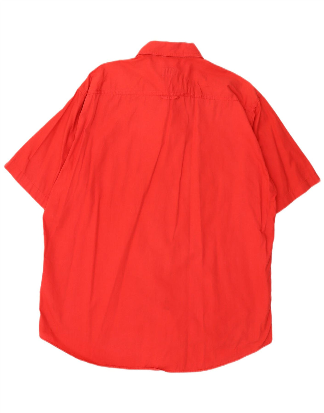Levi's Mens Short Sleeve Shirt Large Red Cotton